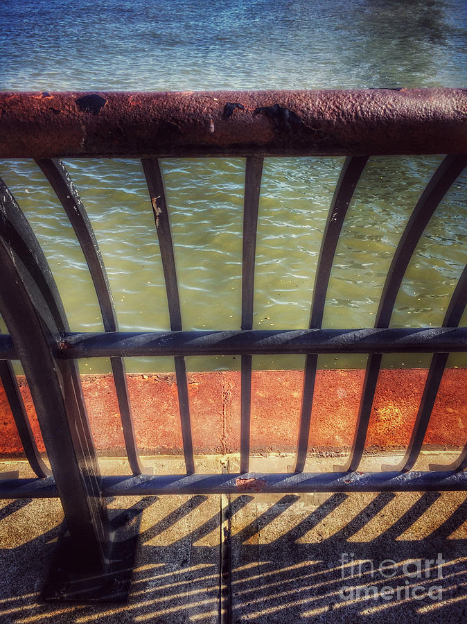 On the Waterfront - Hoboken Pier Photograph by Miriam Danar