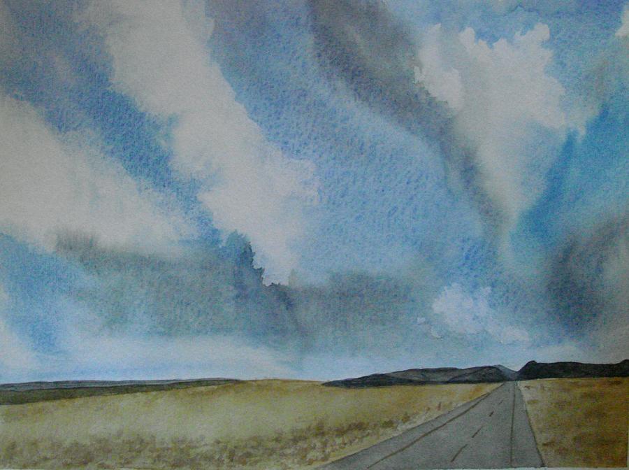 On the way to........... Painting by Liz Vernand