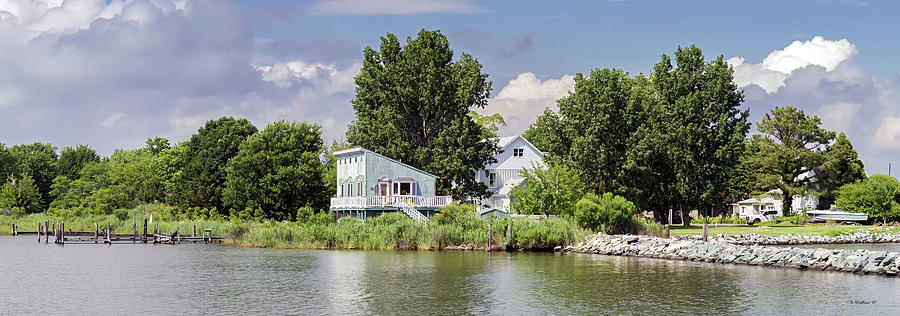 On Tilghman Island Pano Photograph by Brian Wallace