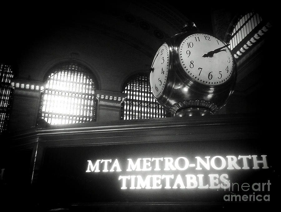 On Time at Grand Central Station Photograph by James Aiken