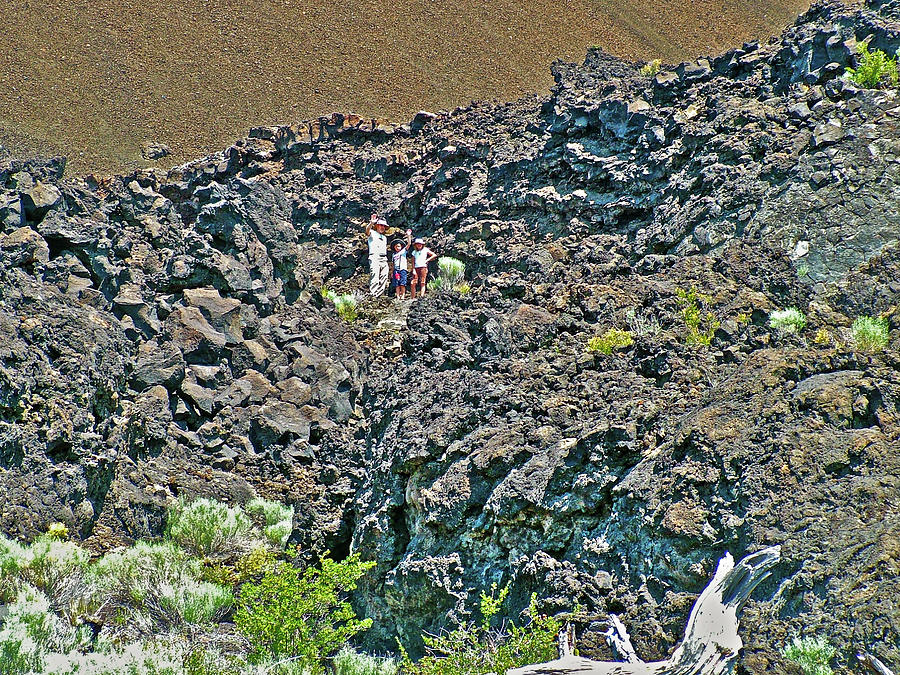 On to Top of Lava Butte, Trail of the Molten Land  in Newberry National Volcanic Monument, Oregon  Photograph by Ruth Hager