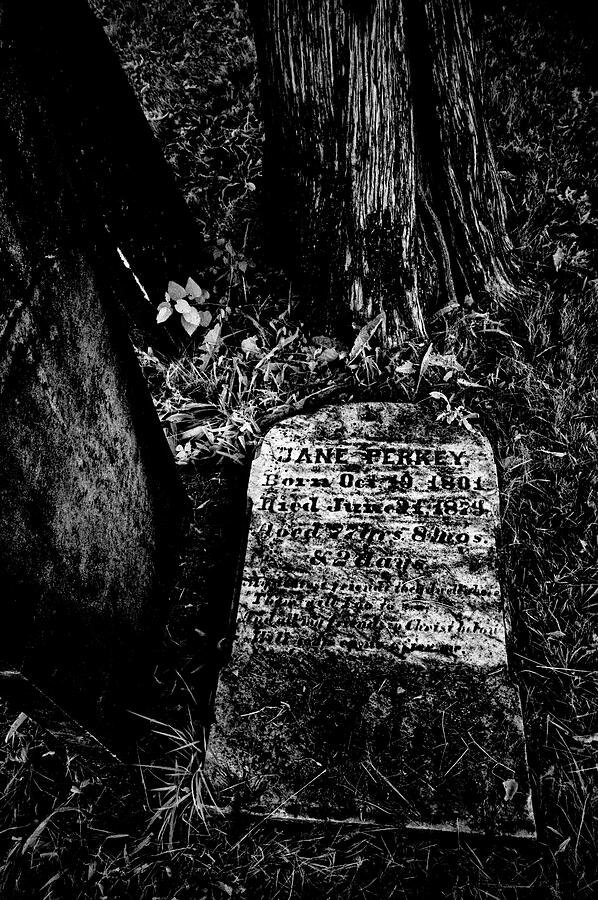 Died 1874 on Tombstone Photograph by Paul W Faust - Impressions of Light