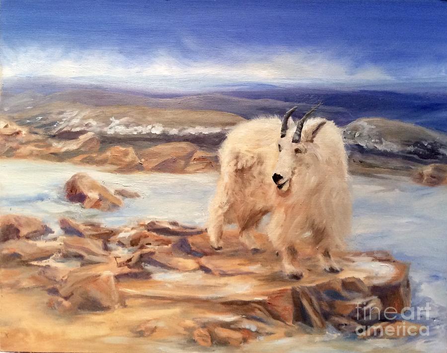 On Top of the World Painting by Csilla Florida