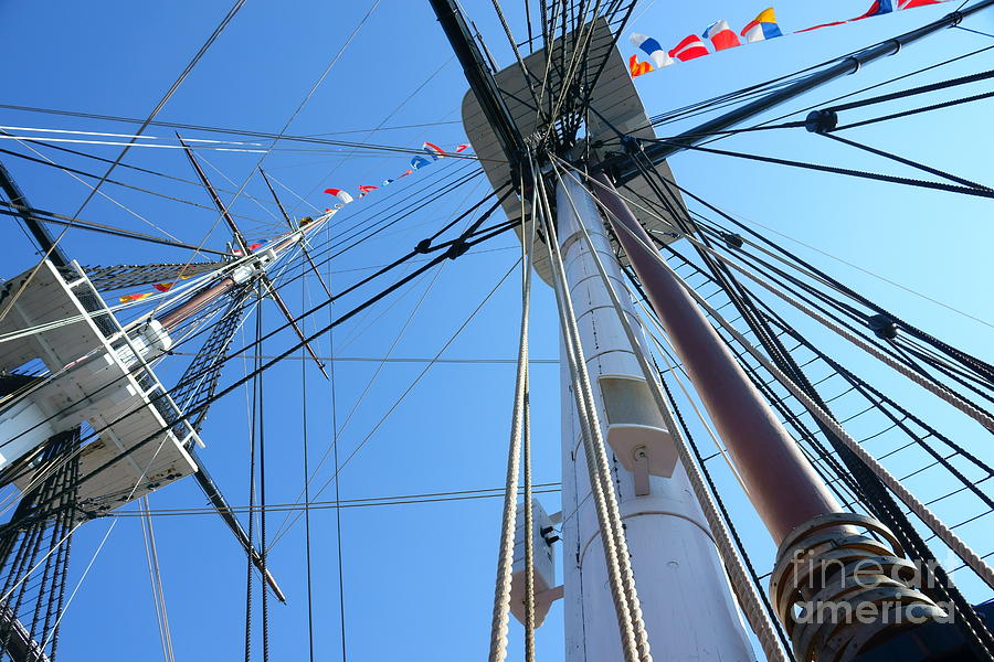 Onboard USS Constitution Photograph by Lori Lafargue