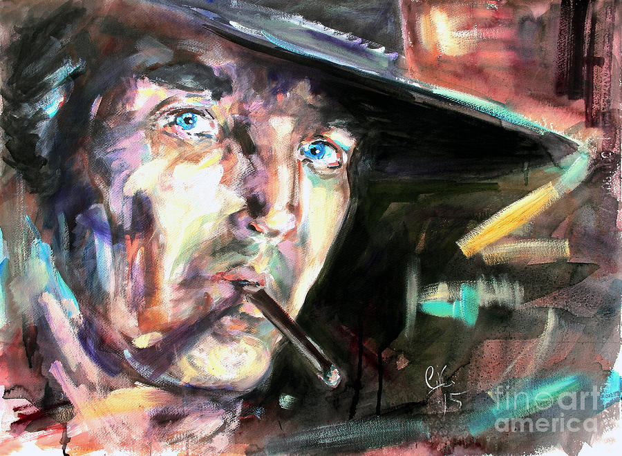 Once Upon A Time In The West Painting by Ginette Callaway