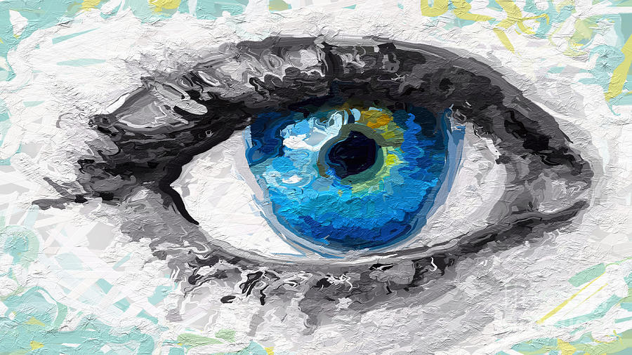 Canvas Paintings Of Eyes,art Paintings Of Eyes, by Ladonya Pearson