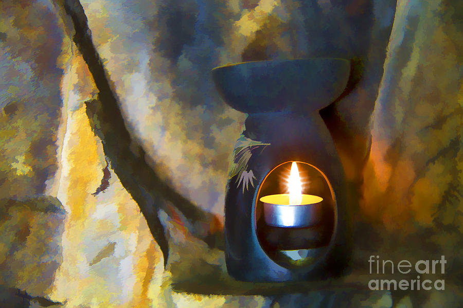 One Candle Photograph by Rick Bragan
