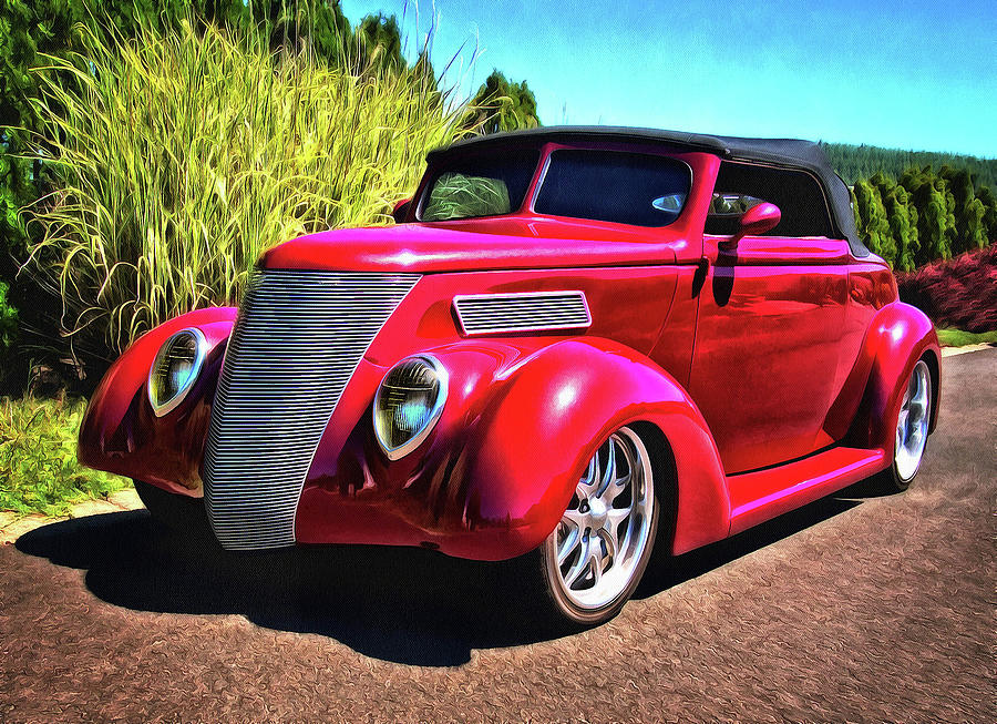 One Cool 1937 Ford Roadster Photograph by Thom Zehrfeld