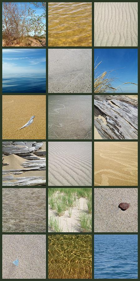 Nature Photograph - One Day at the Beach ll by Michelle Calkins