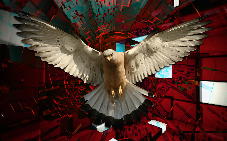 One Day Ill Fly Away Mixed Media by Marvin Blaine