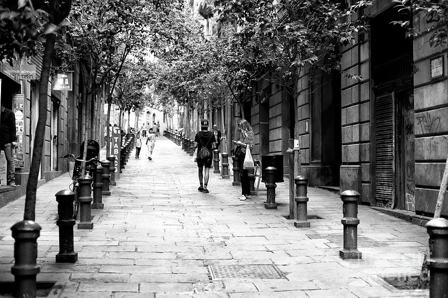One Day in the Gothic Quarter Barcelona Photograph by John Rizzuto