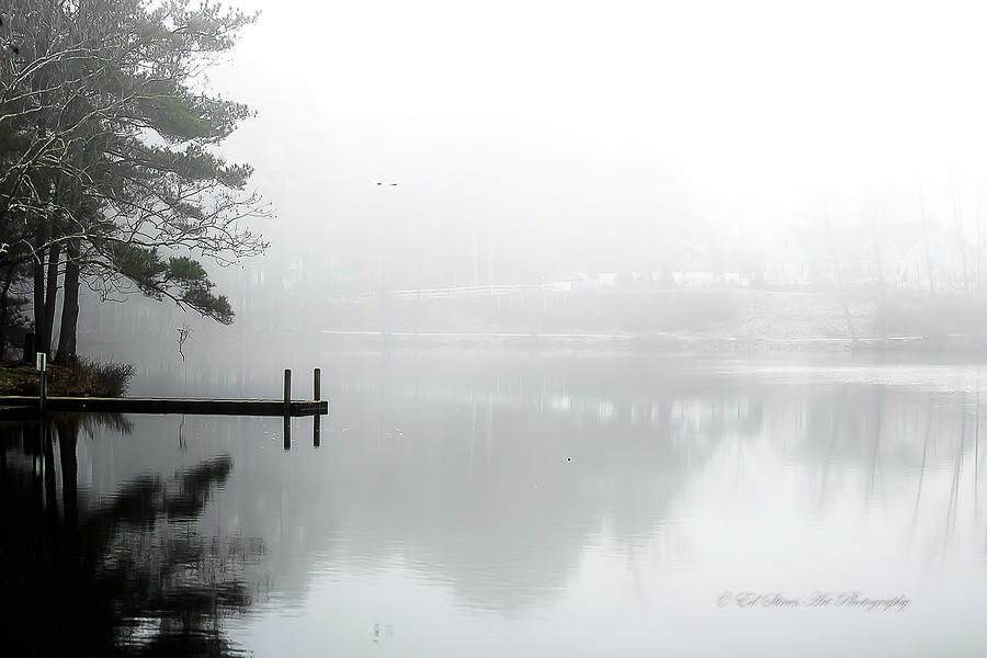 One Early Morning at the lake Digital Art by Ed Stines