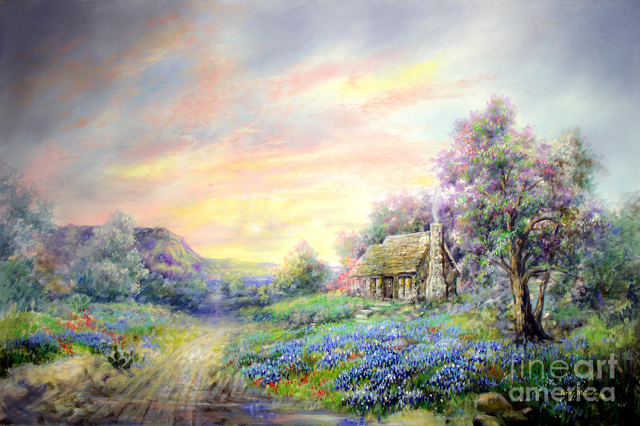 Spring Painting - One Fine Day by Kirby McCarley