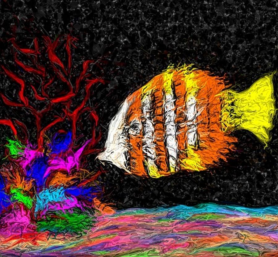 One Fish Of Many Digital Art by Becky Kurth