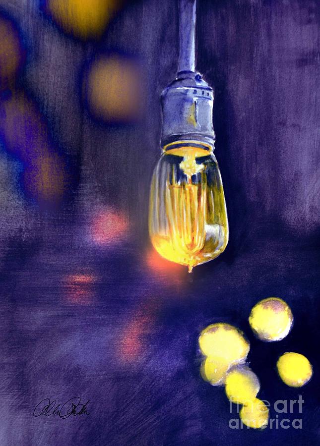 One Light 2 Painting by Allison Ashton