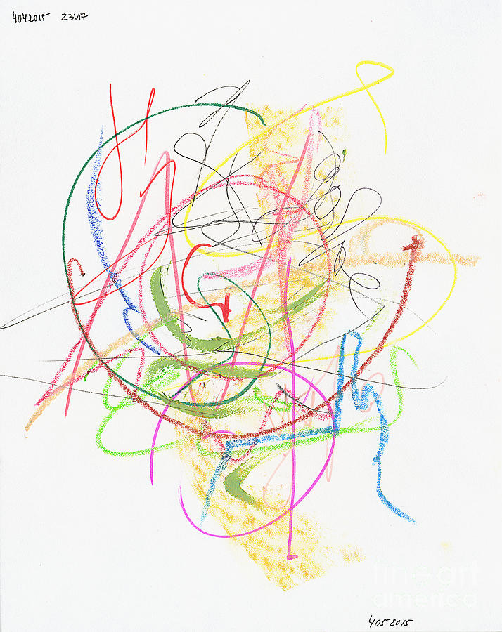 Abstract Drawing - One Line, One Day. 4 May, 2015 by Tasha Chernyavskaya