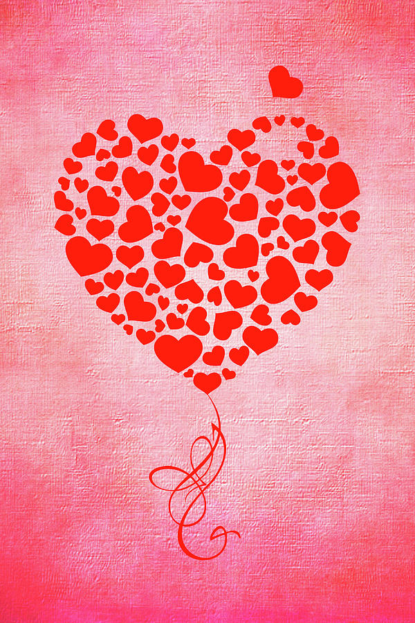 Heart Digital Art - One Love by Iryna Goodall