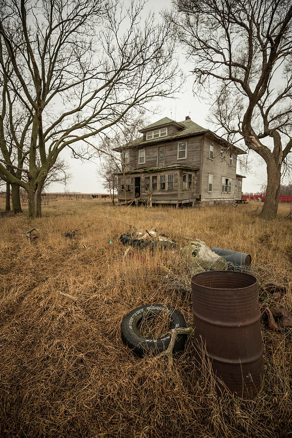One mans trash... Photograph by Aaron J Groen