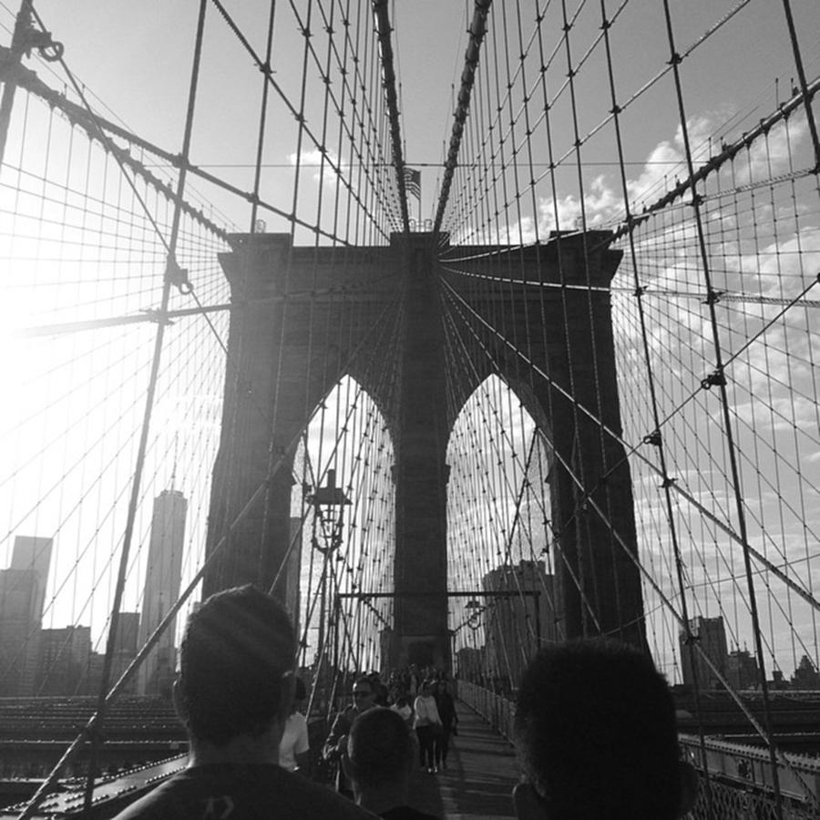 One More Of #brooklynbridge Photograph by Shauna Hill