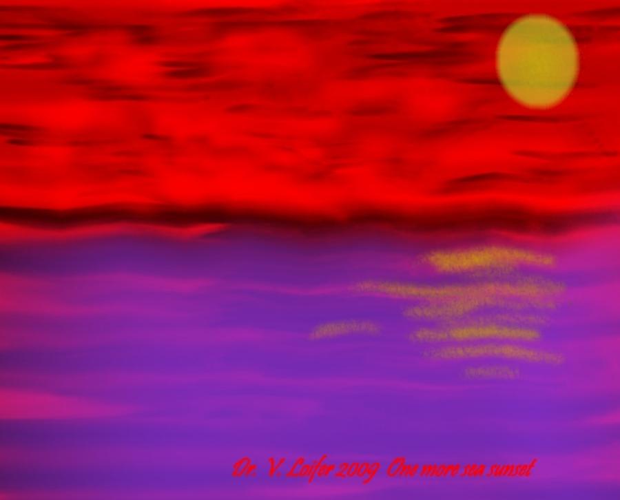 One more sea sunset Digital Art by Dr Loifer Vladimir