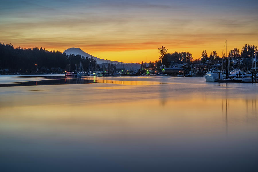 One Morning in Gig Harbor Photograph by Ken Stanback