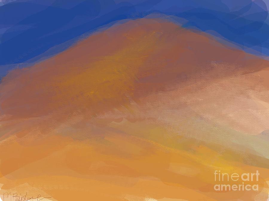 Mountain Digital Art - One Mountain by Margot Paisley Mountain Digital Art - One Mountain by Margot Paisley