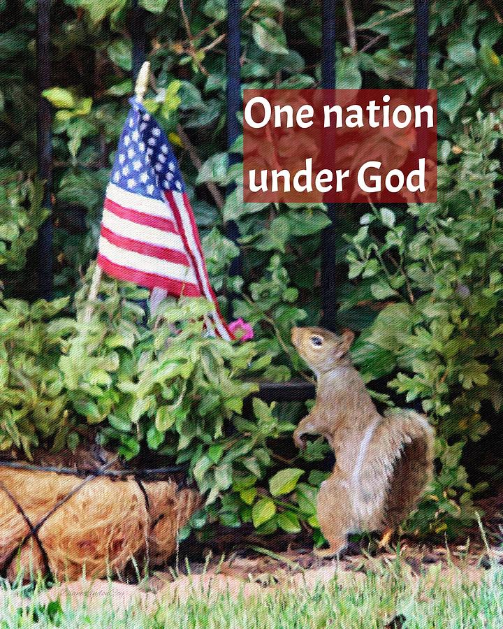 One Nation Under God Photograph by Diane Lindon Coy