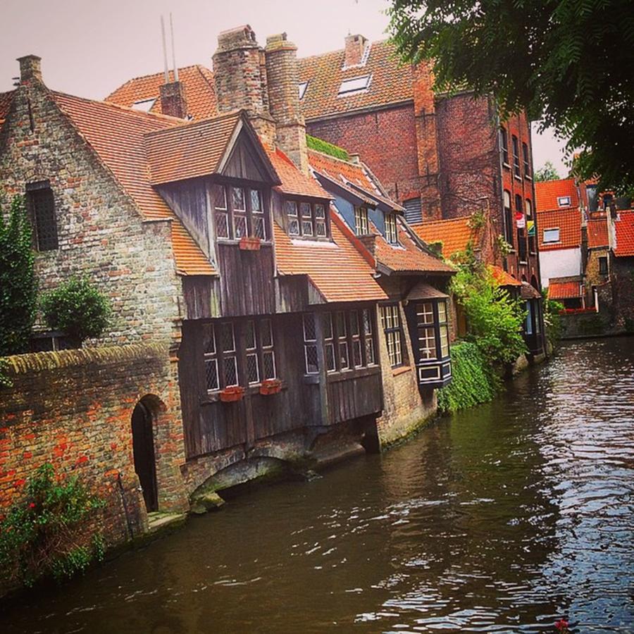 Beautiful Photograph - One Of My Favorite Place Bruges In by Ladanijela Studio