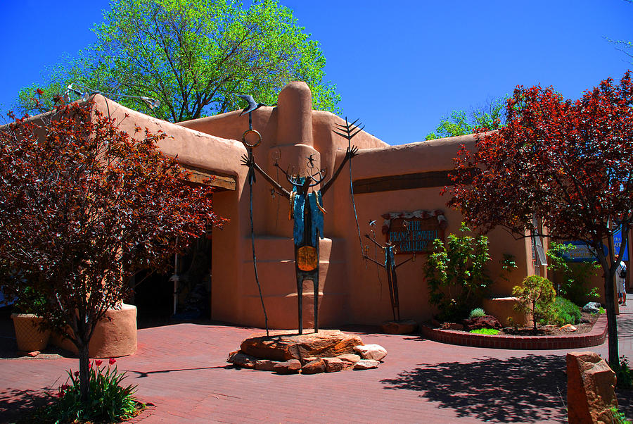 One of the many Art Galleries in Santa Fe Photograph by Susanne Van Hulst