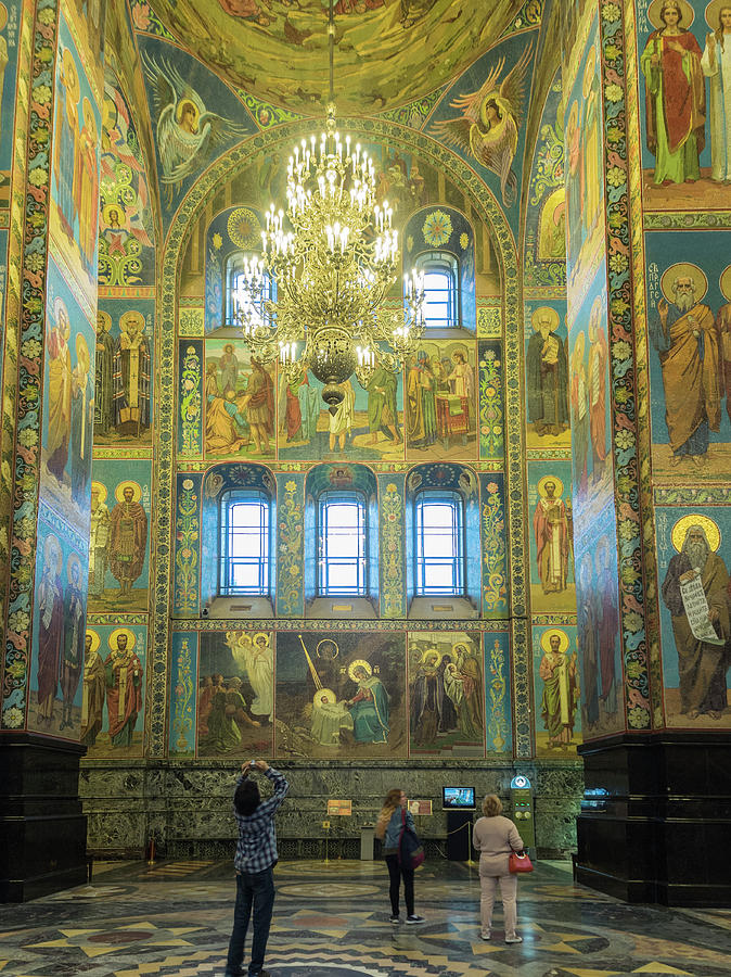 Mosaic masterpiece-St.Petersburg Photograph by Usha Peddamatham