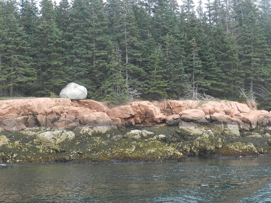 One rock left behind Photograph by Deborah Ferree