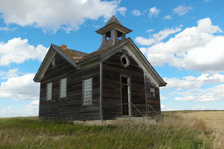 Architecture Photograph - One room school house by Jeff Swan