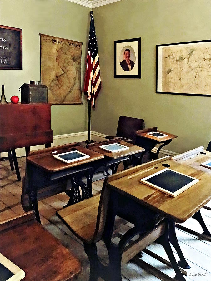 One Room Schoolhouse in New Jersey Photograph by Susan Savad