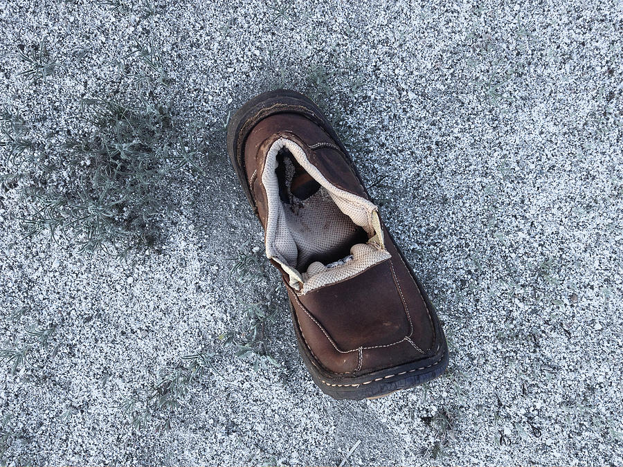 One Shoe Photograph by Stan  Magnan