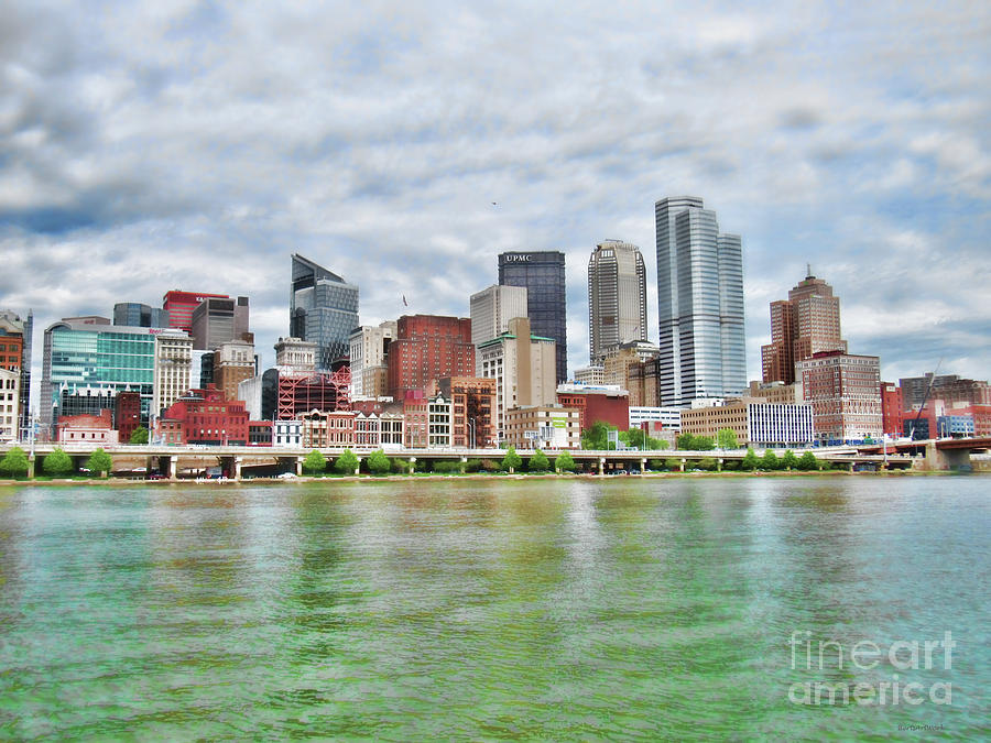 One Skyline View of Pittsburgh Photograph by Roberta Byram
