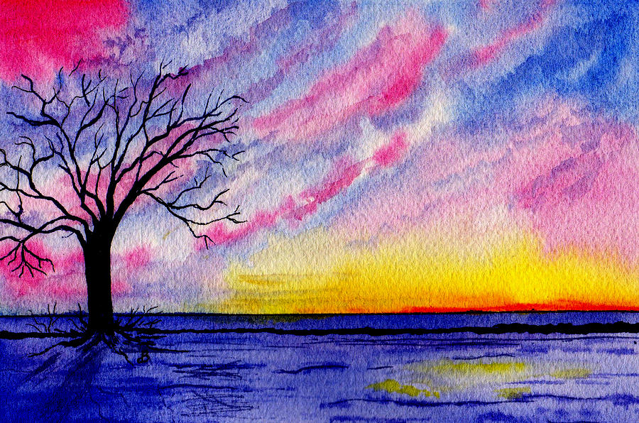 One Sunrise Painting by Brenda Owen