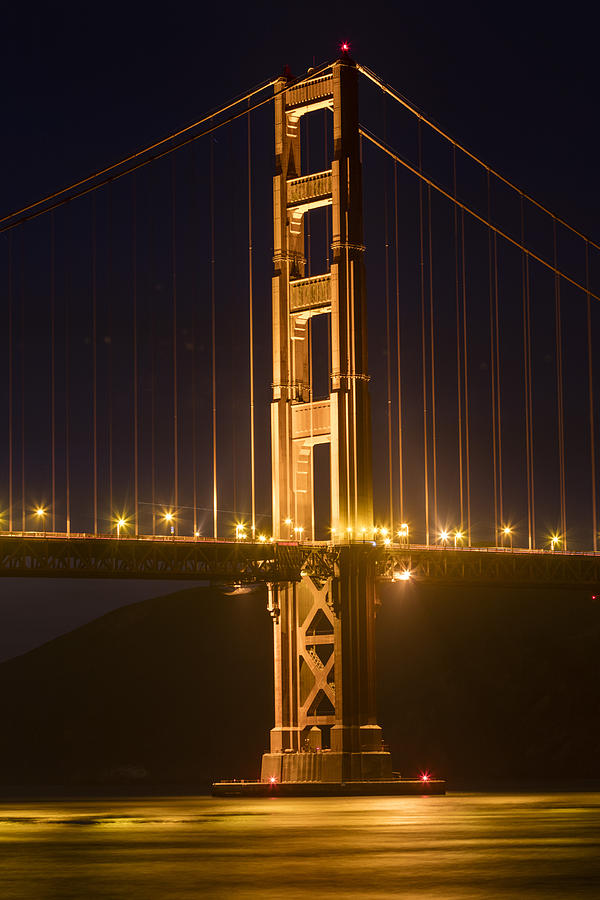 One Tower Golden Gate Bridge Photograph by John McGraw