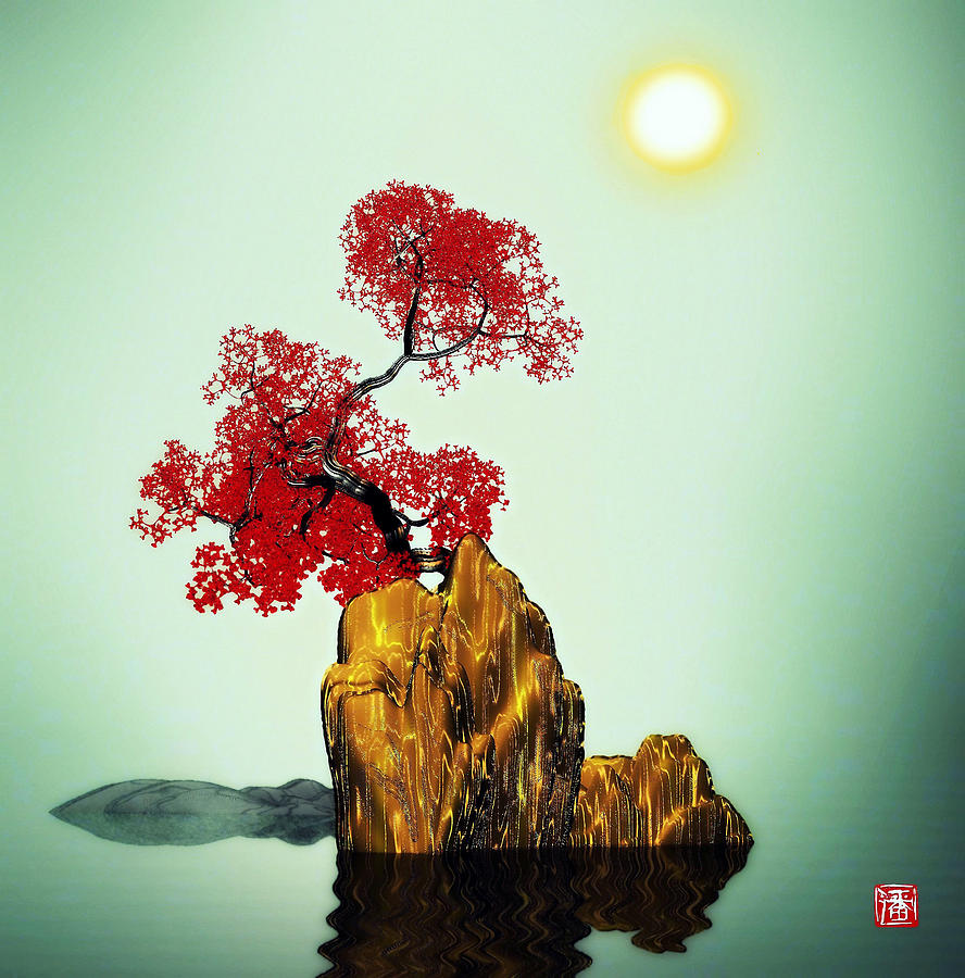 Red Tree 2 Digital Art