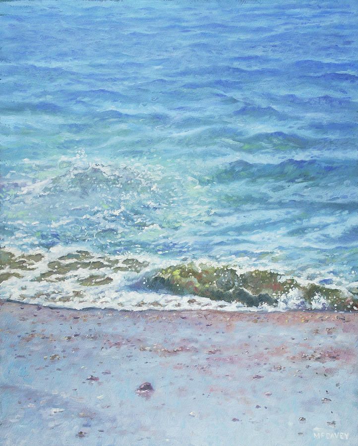 Nature Painting - One Wave by Martin Davey