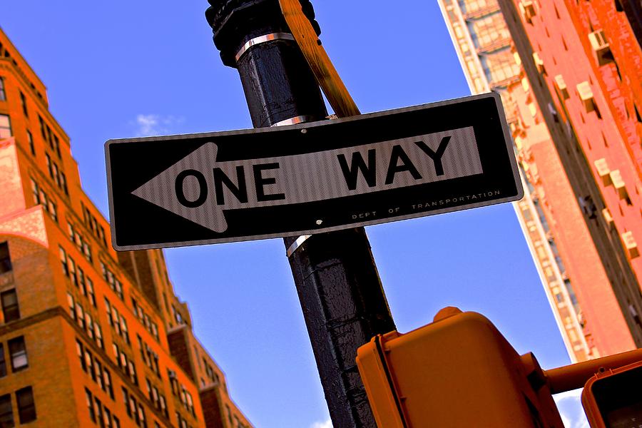 One Way Photograph by Joanna Seivard - Fine Art America