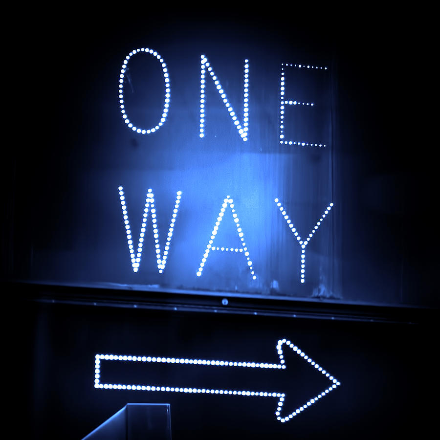 One Way Photograph by Mark Andrew Thomas