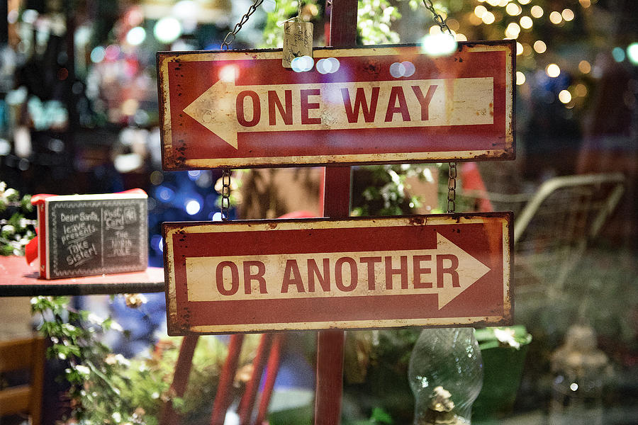 One Way or Another Photograph by Angela Moyer
