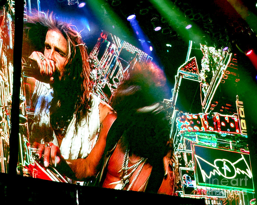 One Way Street. Aerosmith Live  Photograph by Tanya Filichkin