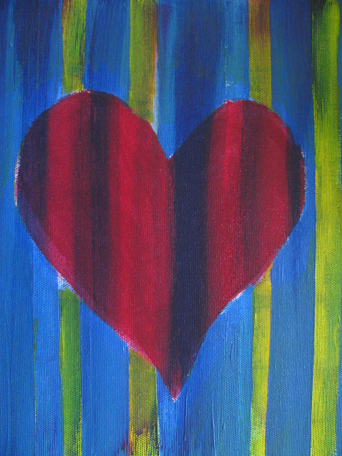 OneHeart  Painting by Lindie Racz