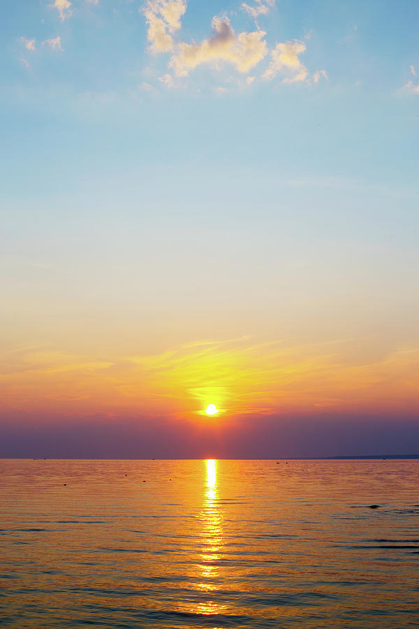 Oneida Lake Sunset 3 Photograph by David Stasiak