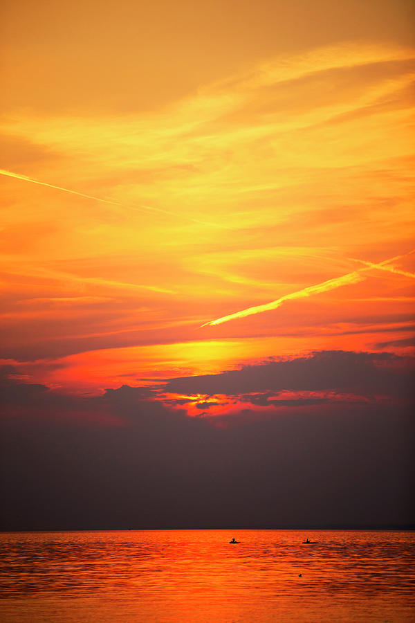Oneida Lake Sunset 6 Photograph by David Stasiak