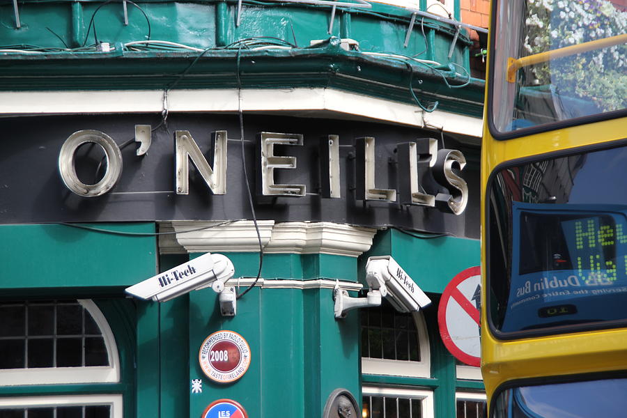 Sign Photograph - Oneills Pub by Shana Sanborn