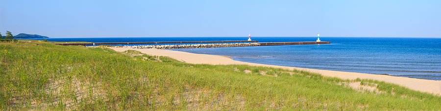 Onekama Michigan Panorama Photograph by Twenty Two North Photography