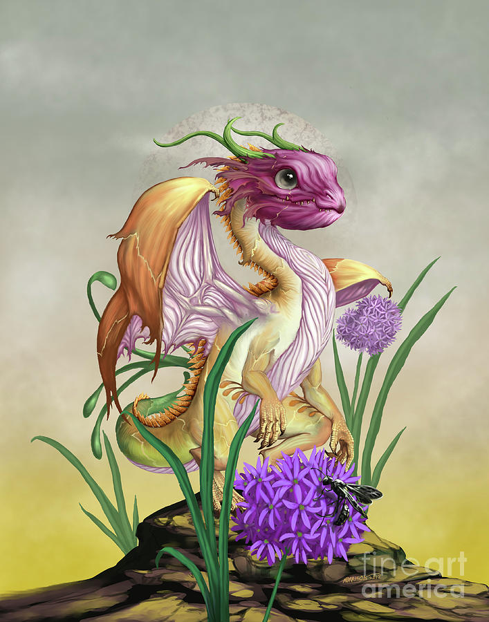 Onion Dragon Digital Art by Stanley Morrison