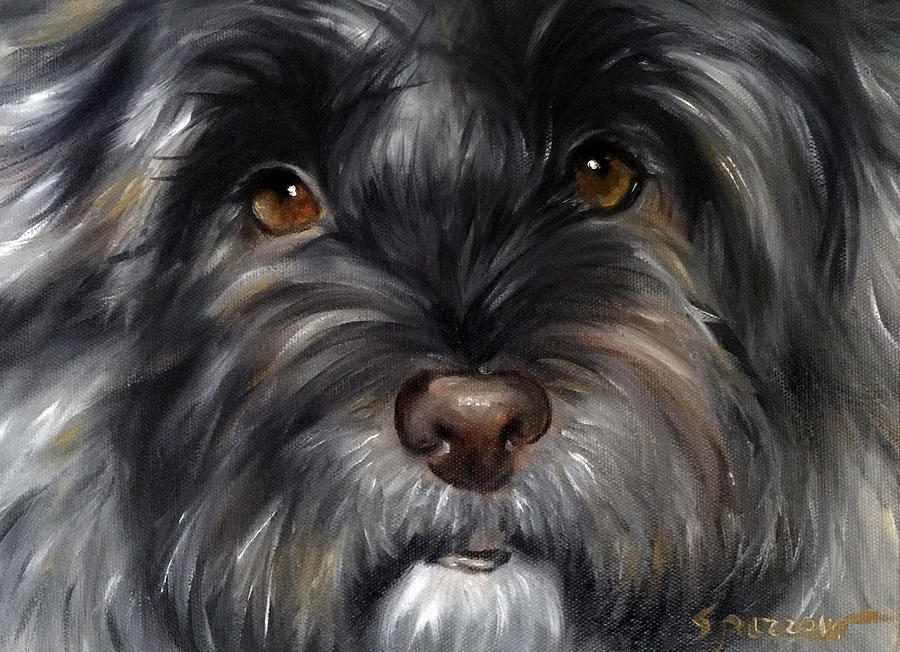 Toto Painting - Only have eyes for you by Mary Sparrow